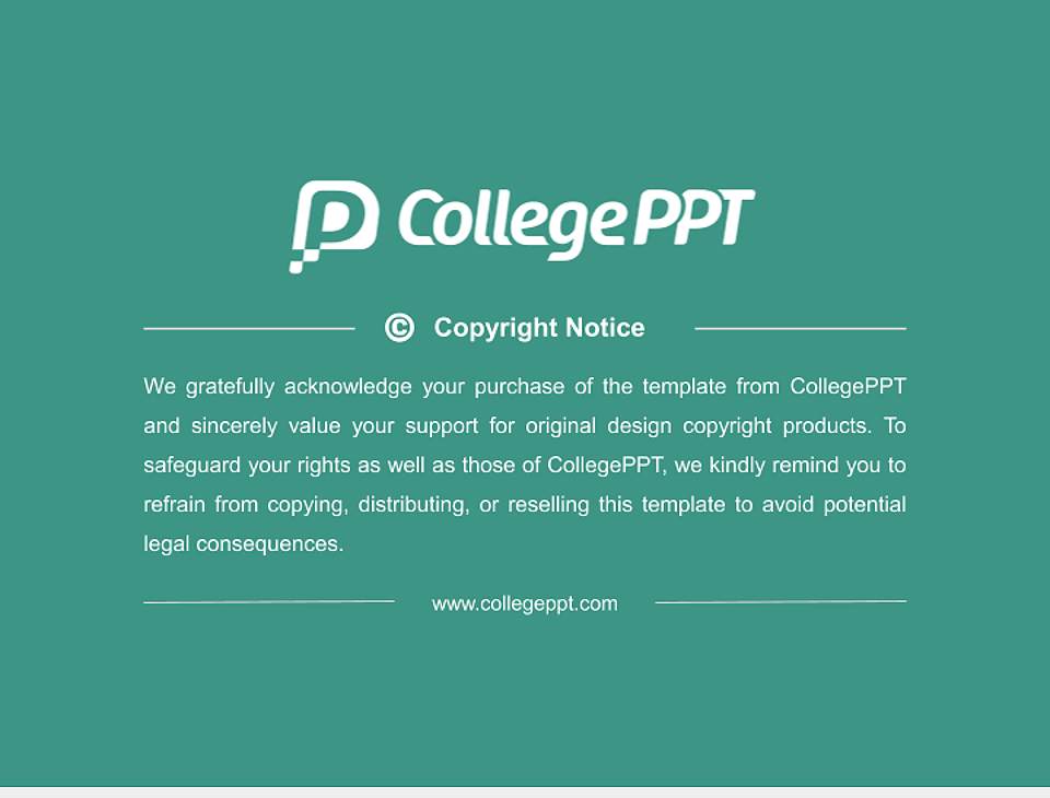 Cox College Thesis Proposal/Graduation Defense PPT Template4:3 ratio PPT effect preview image5