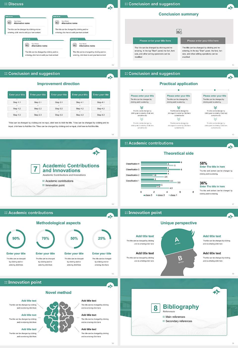 Cox College Graduation Thesis Defense PPT Template16:9 ratio PPT effect preview image6