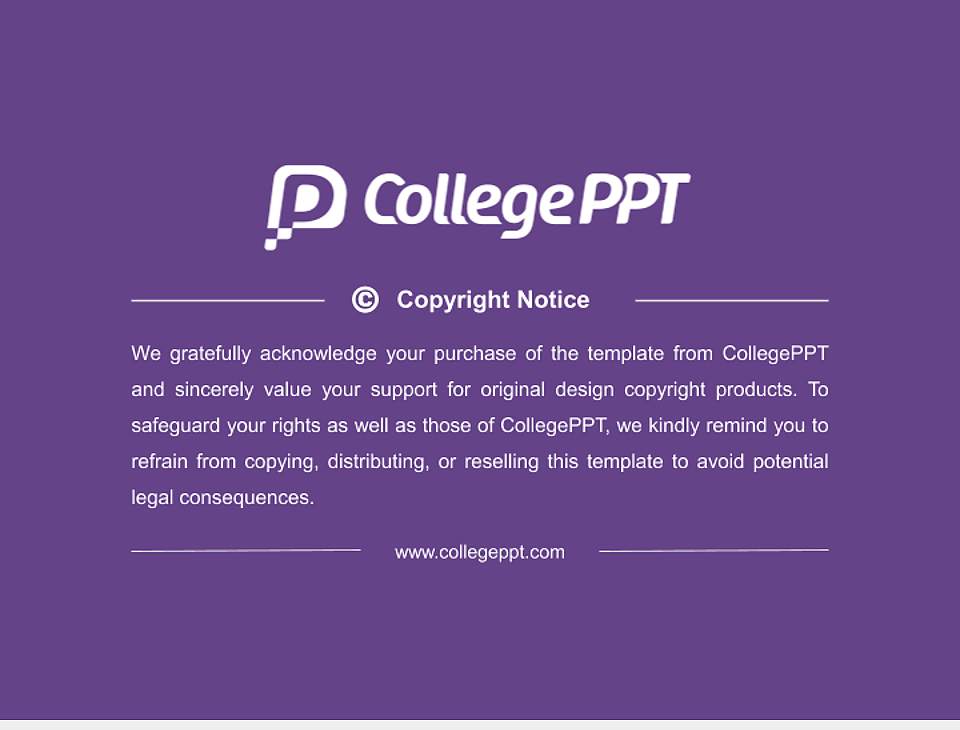Curry College Thesis Proposal/Graduation Defense PPT Template4:3 ratio PPT effect preview image5