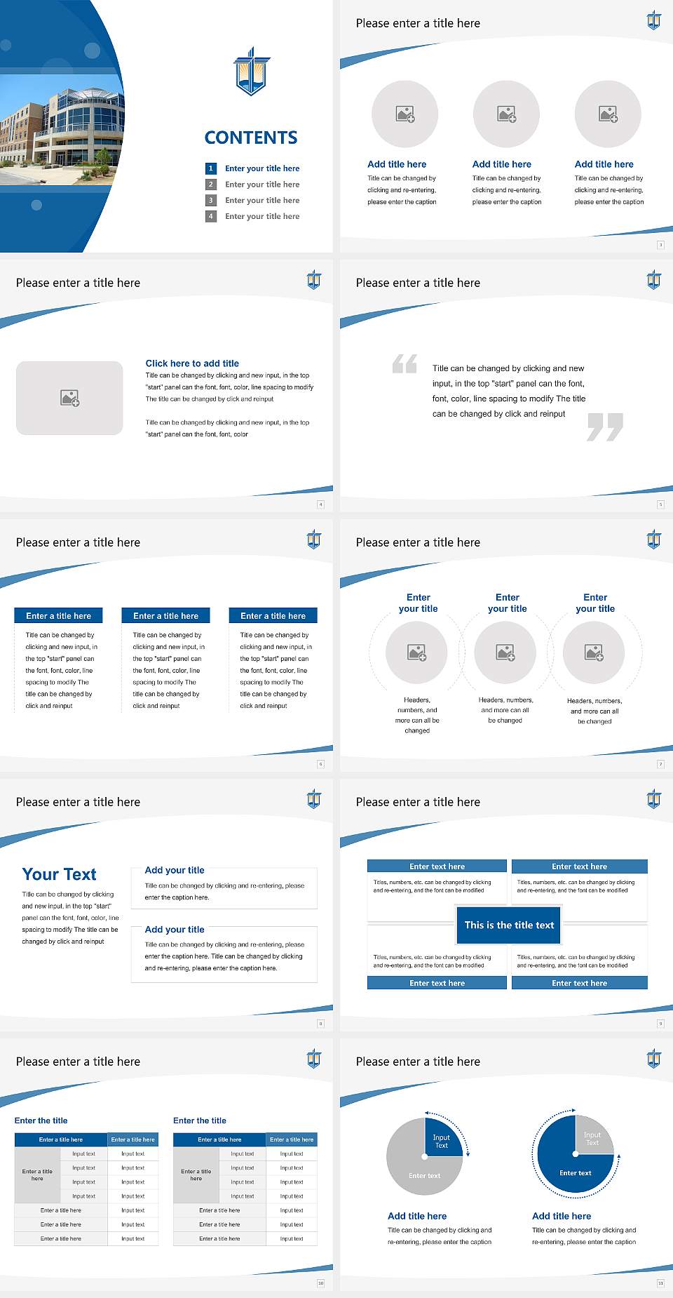 Concordia University-Wisconsin Course/Courseware Creation PPT Template4:3 ratio PPT effect preview image2