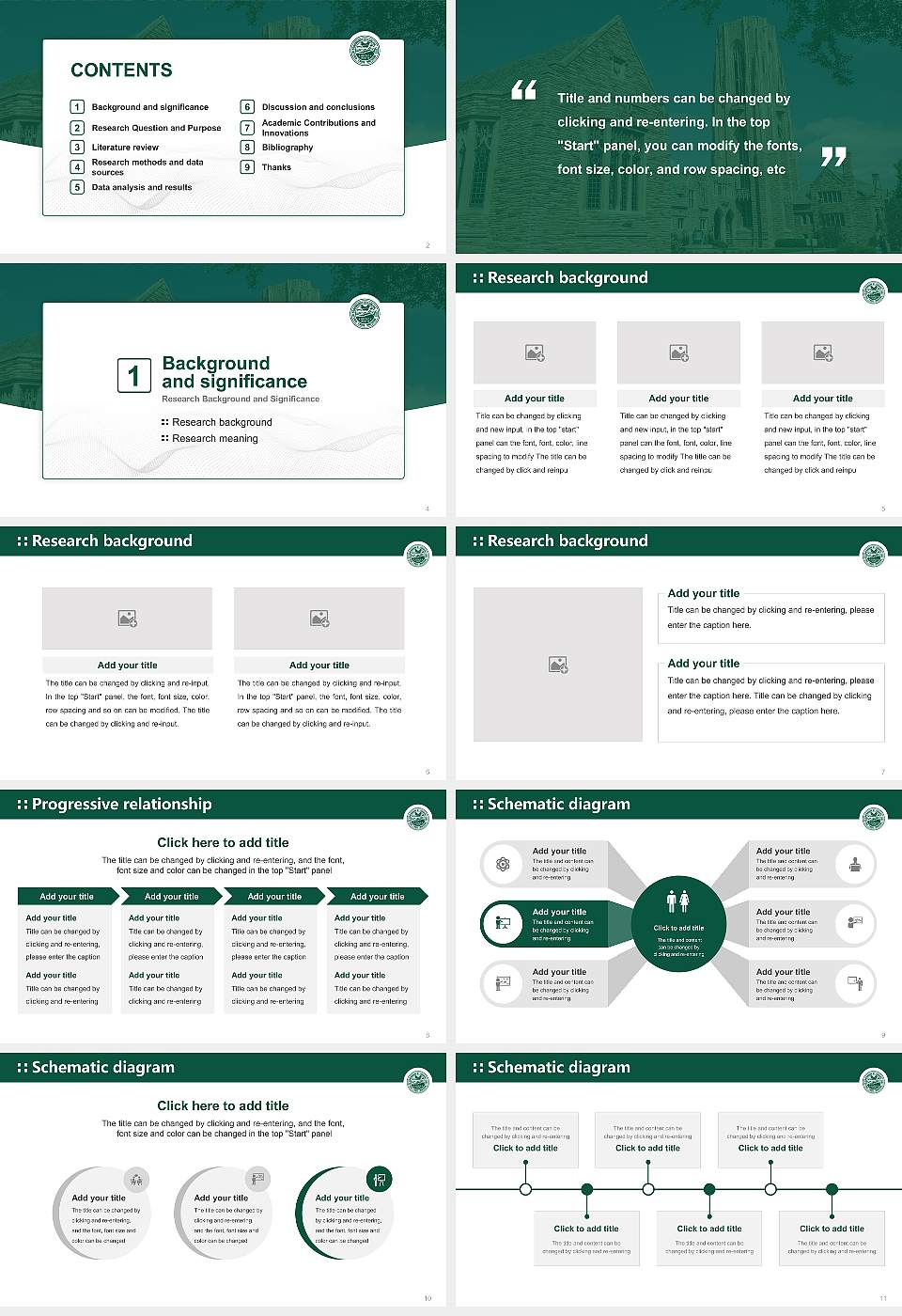 Concordia Seminary Graduation Thesis Defense PPT Template16:9 ratio PPT effect preview image2