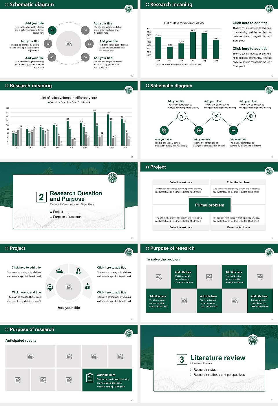 Concordia Seminary Graduation Thesis Defense PPT Template16:9 ratio PPT effect preview image3
