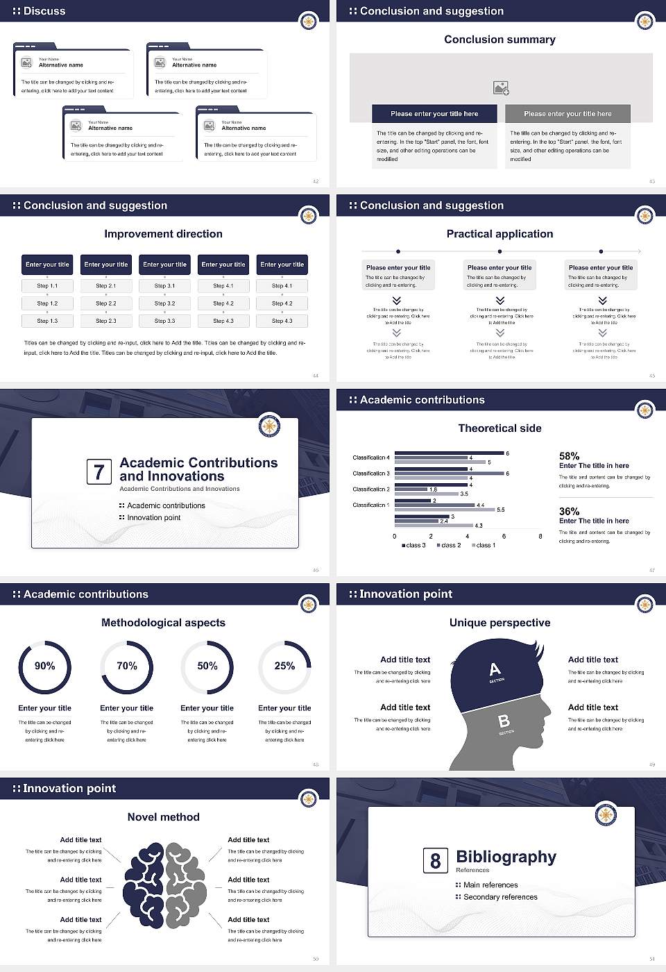 Daniel Morgan Graduate School of National Security Graduation Thesis Defense PPT Template16:9 ratio PPT effect preview image6