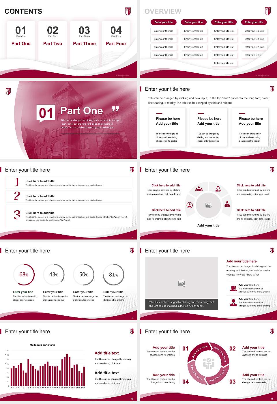 Cumberland University Lecture Sharing and Networking Event PPT Template16:9 ratio PPT effect preview image2