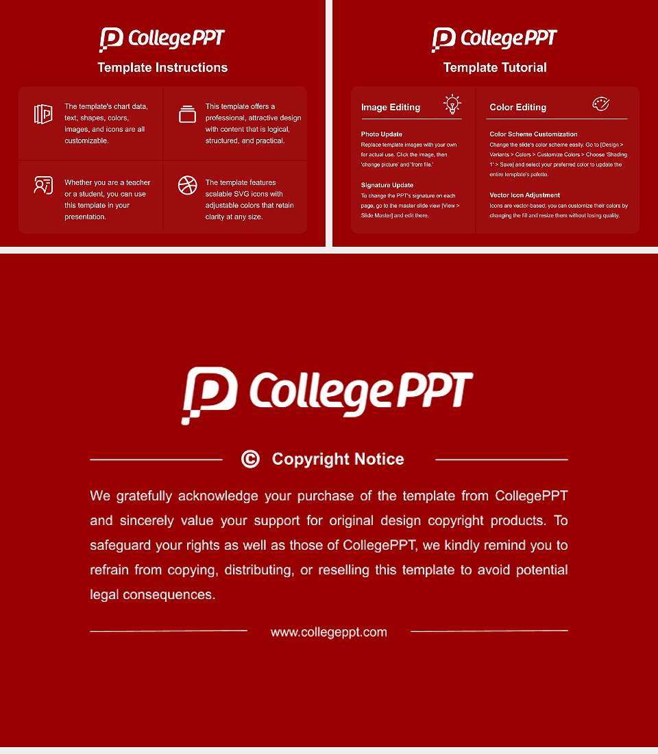 Dallas Christian College Course/Courseware Creation PPT Template4:3 ratio PPT effect preview image5