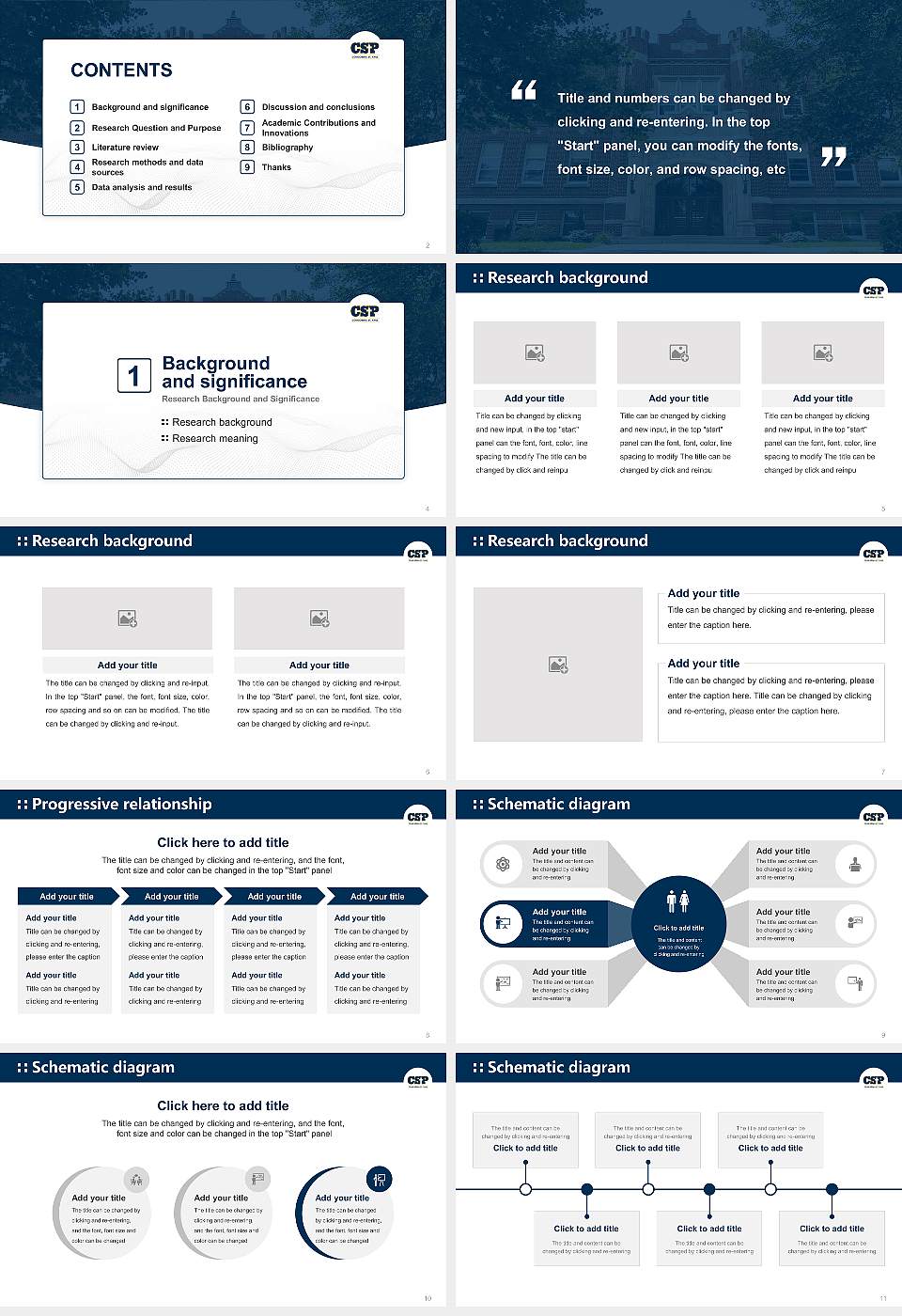 Concordia University-Saint Paul Graduation Thesis Defense PPT Template16:9 ratio PPT effect preview image2