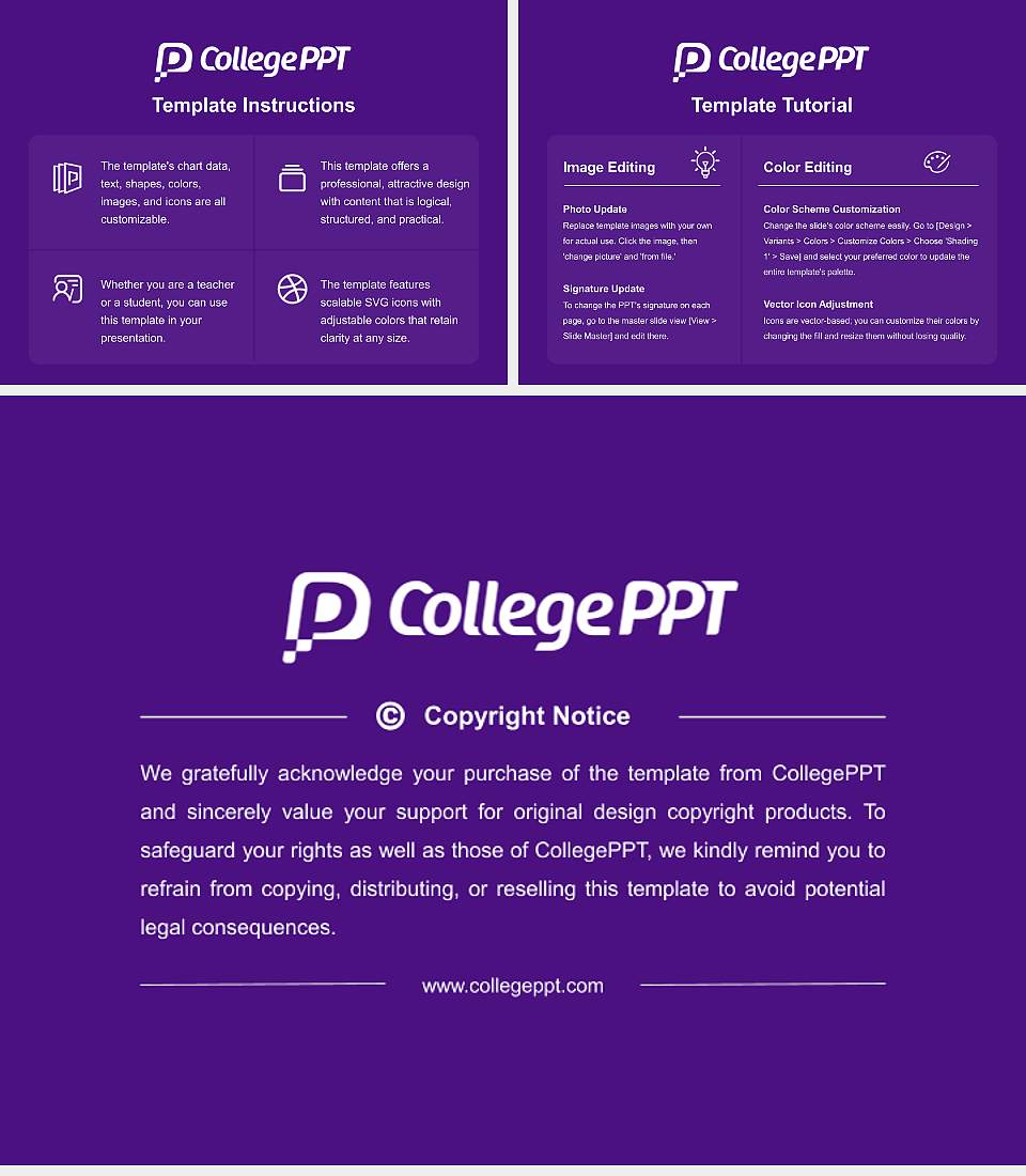 Crown College (Tennessee) Academic Presentation/Research Findings Report PPT Template4:3 ratio PPT effect preview image5