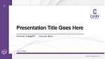 Curry College Thesis Proposal/Graduation Defense PPT Template