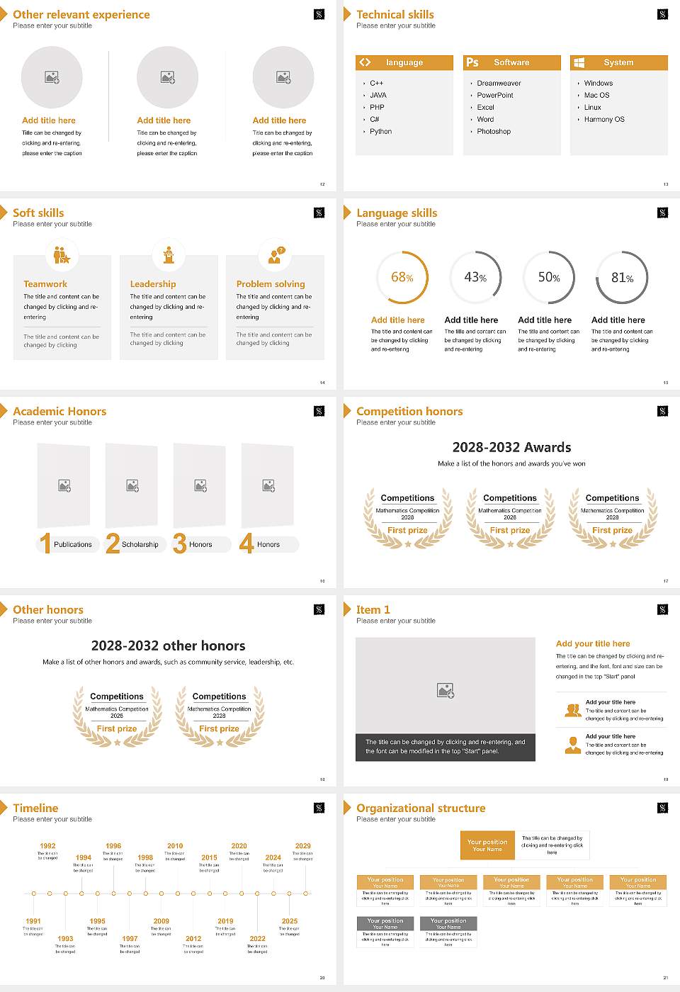 Conservatory of Music of Puerto Rico Resume PPT Template16:9 ratio PPT effect preview image3