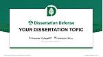 Dartmouth College Graduation Thesis Defense PPT Template