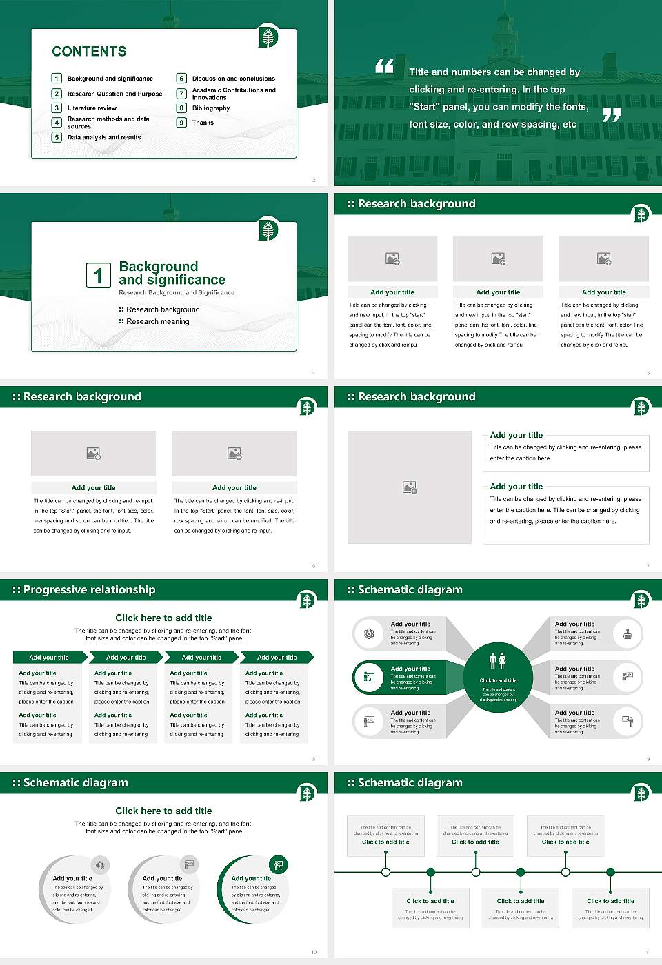Dartmouth College Graduation Thesis Defense PPT Template16:9 ratio PPT effect preview image2