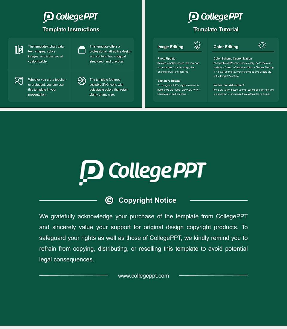 Concordia Seminary Course/Courseware Creation PPT Template4:3 ratio PPT effect preview image5