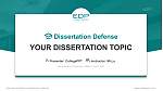 Edp University of Puerto Rico-Villalba थीसिस रक्षा PPT टेम्पलेट