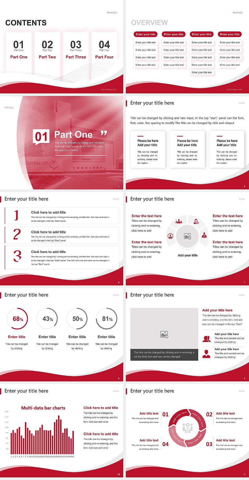 Ferris State University Lecture Sharing and Networking Event PPT Template4:3 ratio PPT effect preview image2