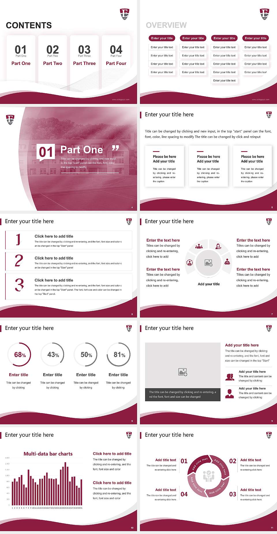 Eastern University Lecture Sharing and Networking Event PPT Template4:3 ratio PPT effect preview image2