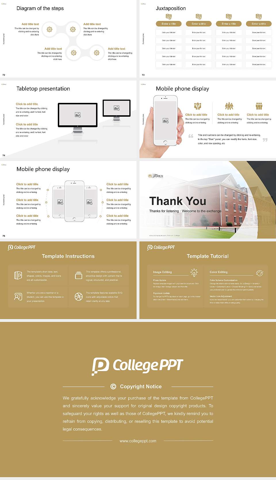 Ferrum College Competition/Entrepreneurship Contest PPT Template16:9 ratio PPT effect preview image9