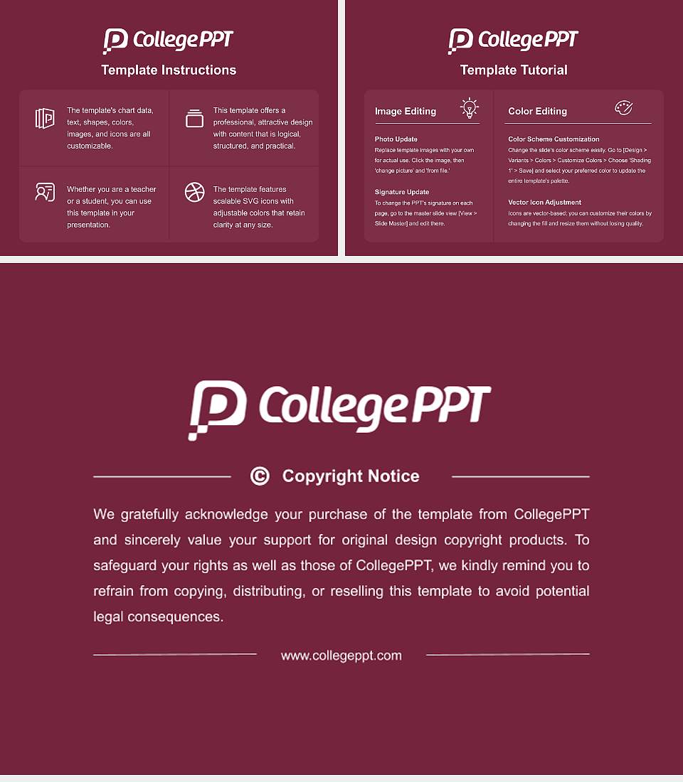 Evangel University Academic Presentation/Research Findings Report PPT Template4:3 ratio PPT effect preview image5