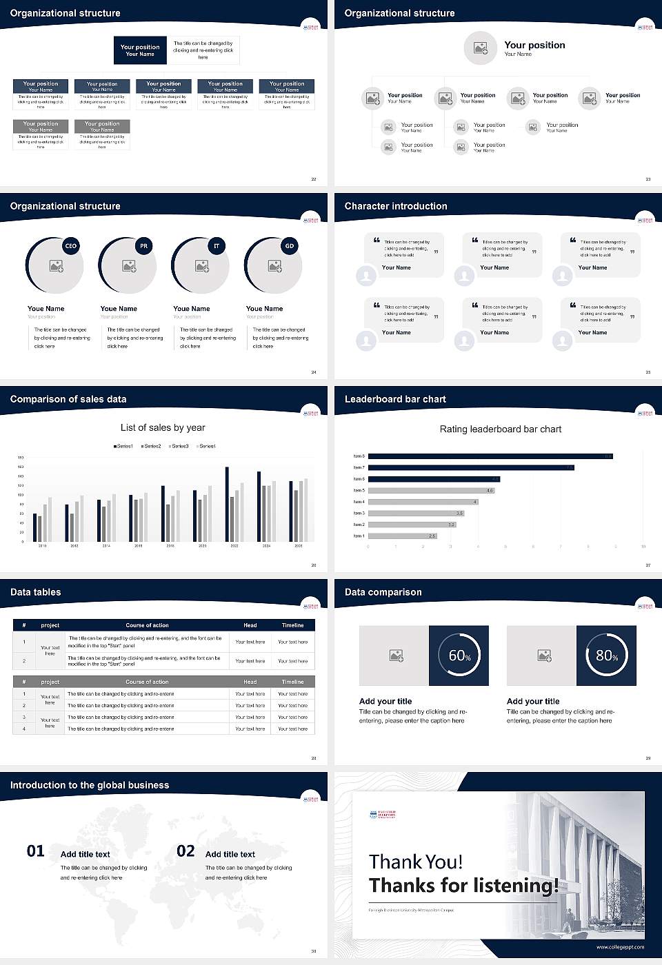 Fairleigh Dickinson University-Metropolitan Campus Academic Presentation/Research Findings Report PPT Template16:9 ratio PPT effect preview image4