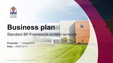 VCOM-Virginia Campus Competition/Entrepreneurship Contest PPT Template