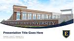 East Tennessee State University Unterricht Powerpoint Vorlage