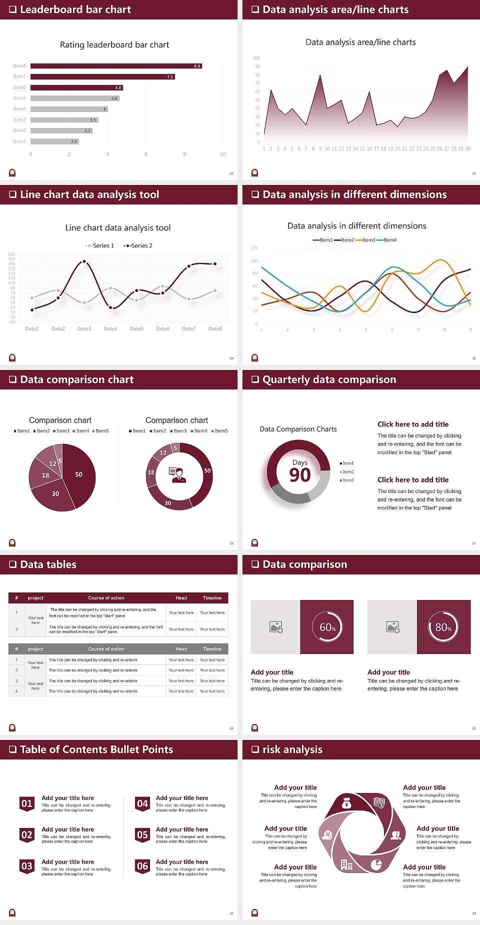 Erskine College General Purpose PPT Template4:3 ratio PPT effect preview image4