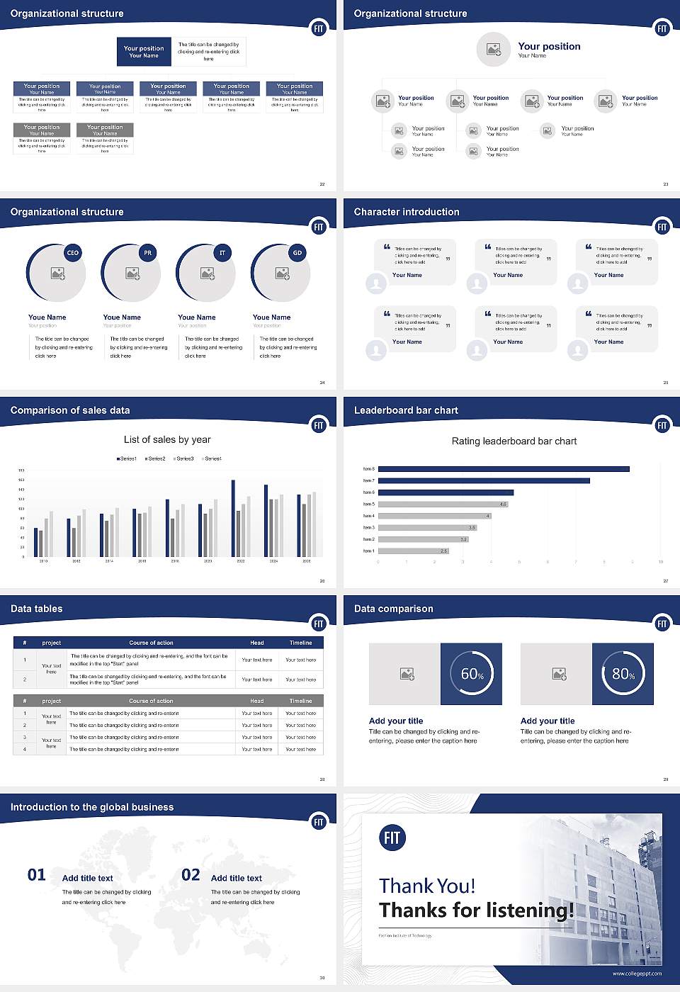 Fashion Institute of Technology Academic Presentation/Research Findings Report PPT Template16:9 ratio PPT effect preview image4
