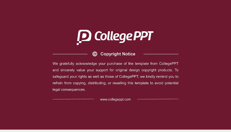 Erskine College General Purpose PPT Template16:9 ratio PPT effect preview image6