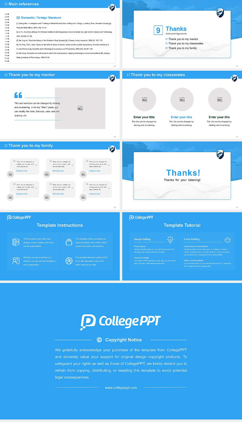 Family of Faith Christian University Graduation Thesis Defense PPT Template16:9 ratio PPT effect preview image7