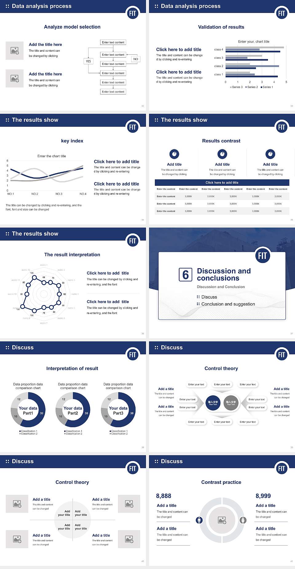 Fashion Institute of Technology Graduation Thesis Defense PPT Template4:3 ratio PPT effect preview image5