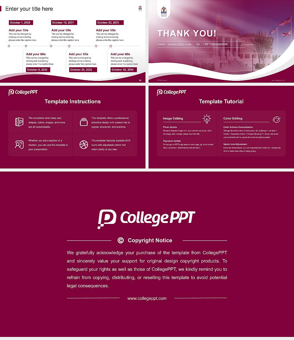 VCOM-Auburn Lecture Sharing and Networking Event PPT Template16:9 ratio PPT effect preview image4