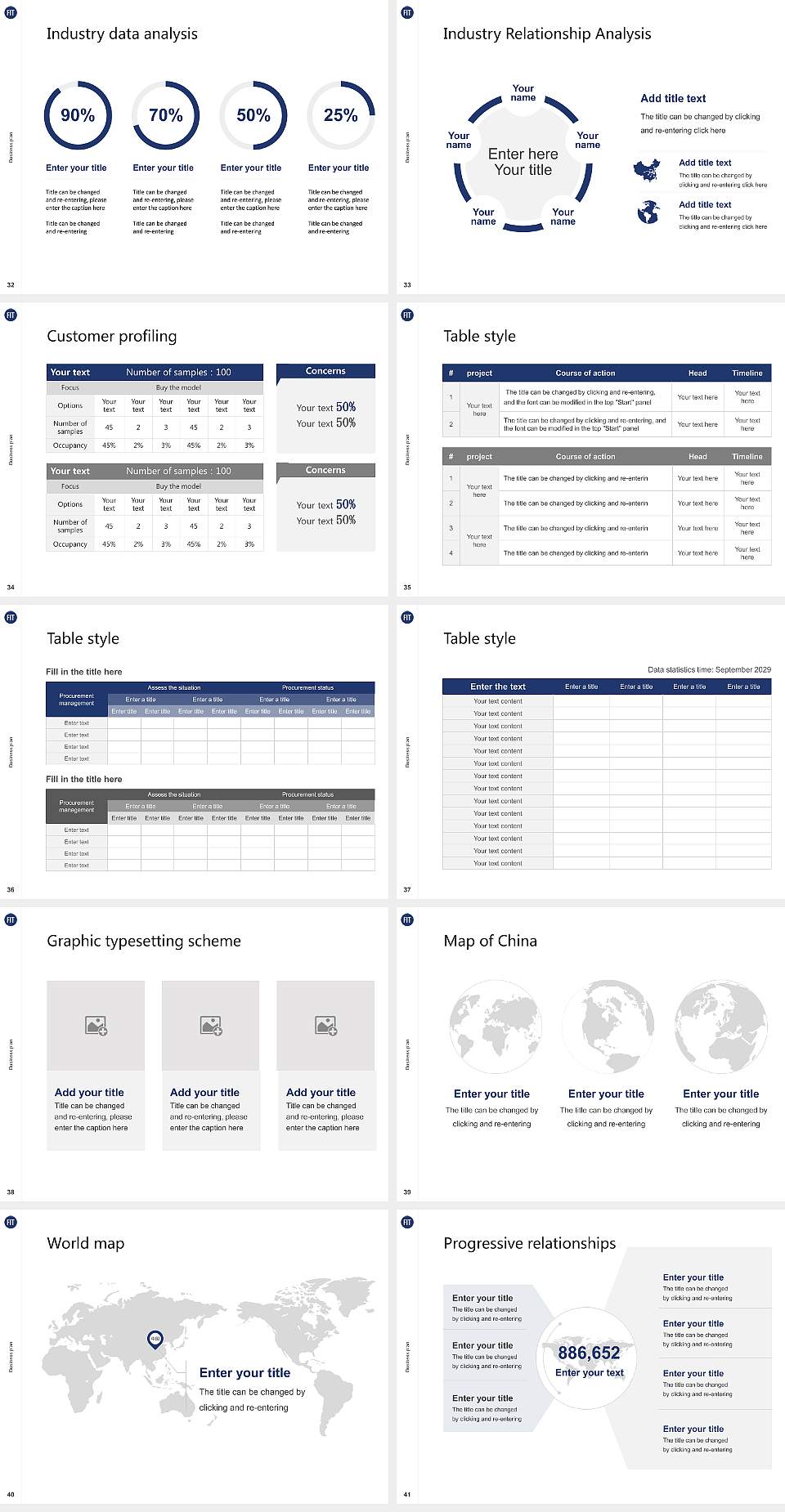 Fashion Institute of Technology Competition/Entrepreneurship Contest PPT Template4:3 ratio PPT effect preview image5