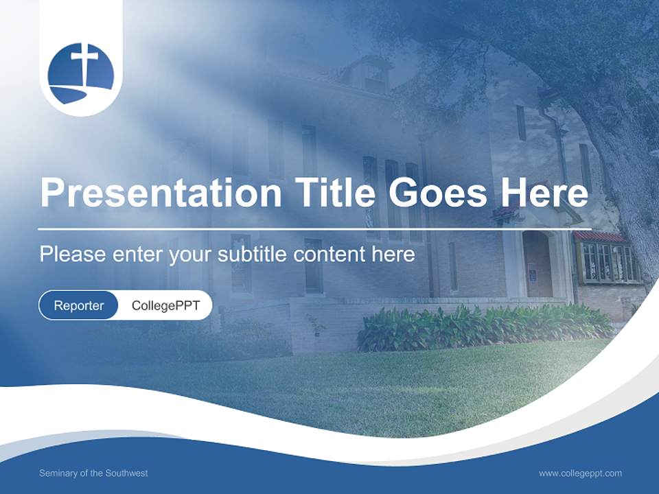 Seminary of the Southwest Lecture Sharing and Networking Event PPT Template4:3 ratio PPT effect preview image4