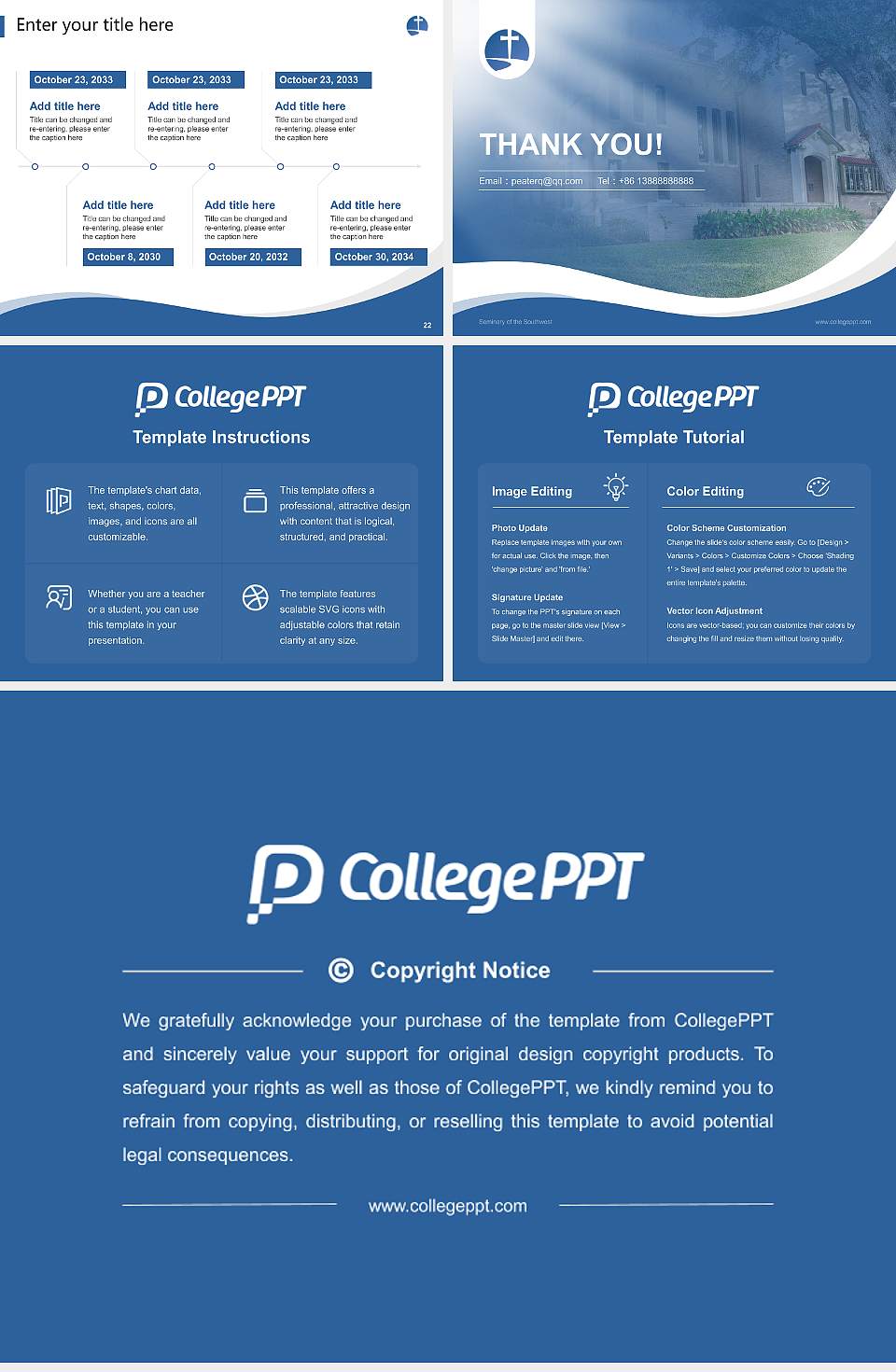 Seminary of the Southwest Lecture Sharing and Networking Event PPT Template4:3 ratio PPT effect preview image4