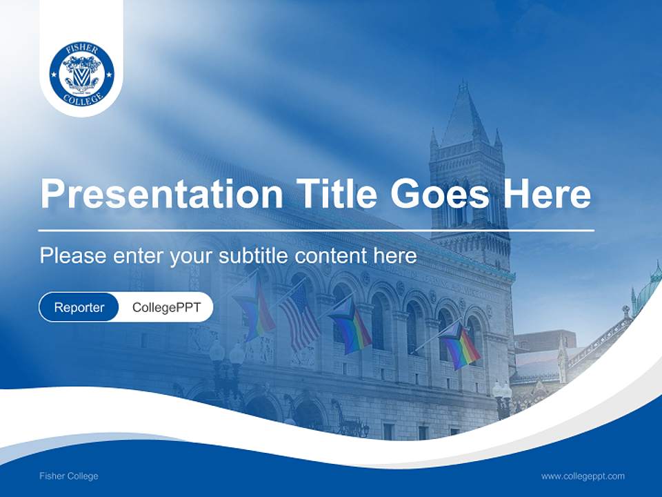 Fisher College Lecture Sharing and Networking Event PPT Template4:3 ratio PPT effect preview image4