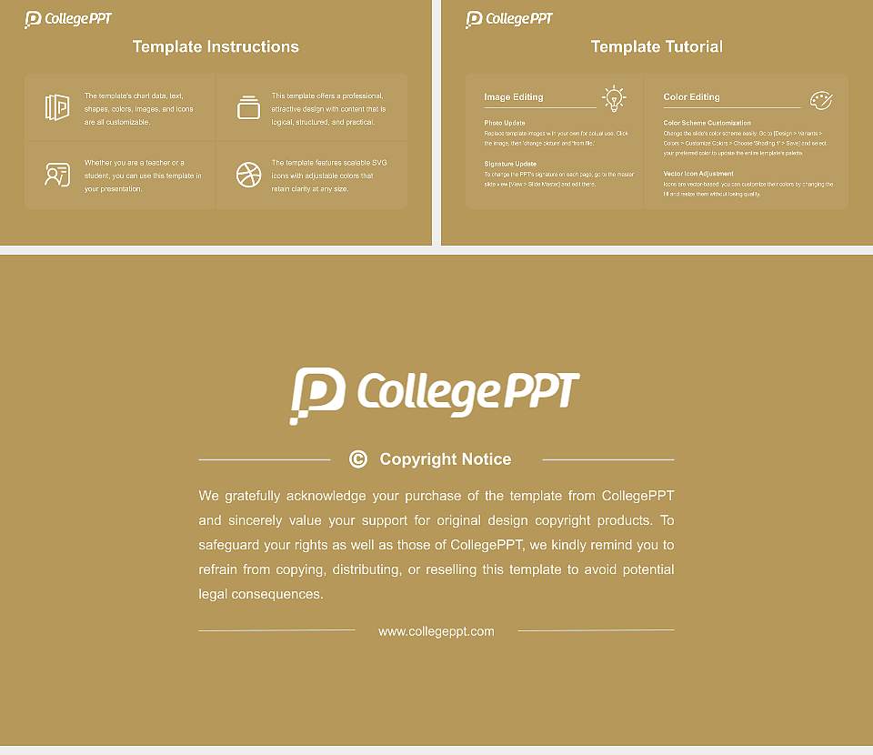 Ferrum College Academic Presentation/Research Findings Report PPT Template16:9 ratio PPT effect preview image5