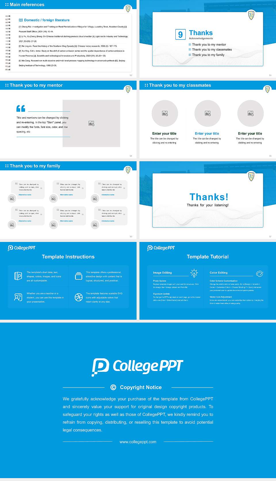 Elmezzi Graduate School of Molecular Medicine Graduation Thesis Defense PPT Template16:9 ratio PPT effect preview image7