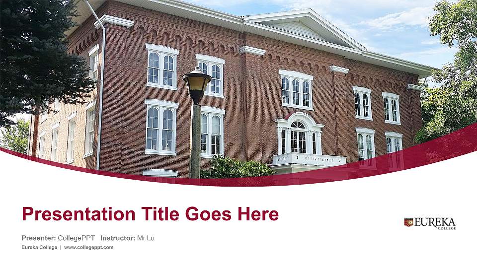 Eureka College Course/Courseware Creation PPT Template16:9 ratio PPT effect preview image