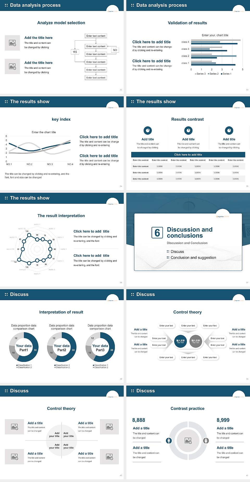 Eagle Gate College-Boise Campus Graduation Thesis Defense PPT Template4:3 ratio PPT effect preview image5
