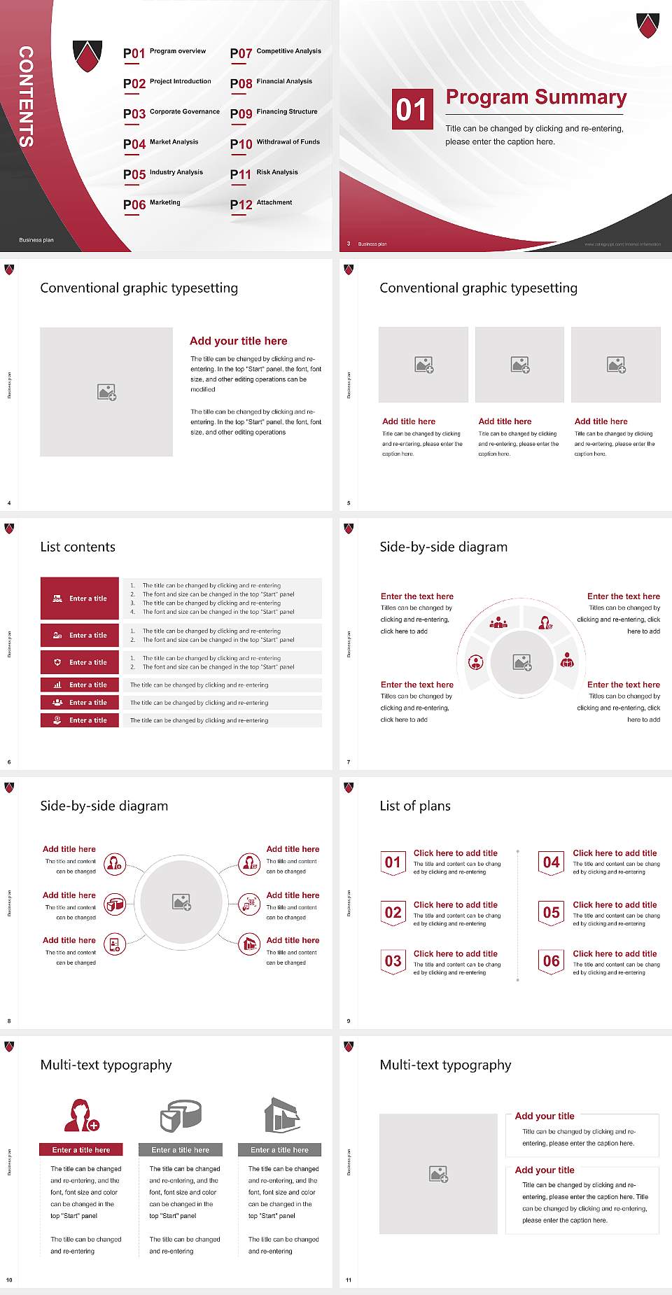 Edgewood College Competition/Entrepreneurship Contest PPT Template4:3 ratio PPT effect preview image2
