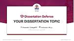 VCOM-Louisiana Campus Graduation Thesis Defense PPT Template