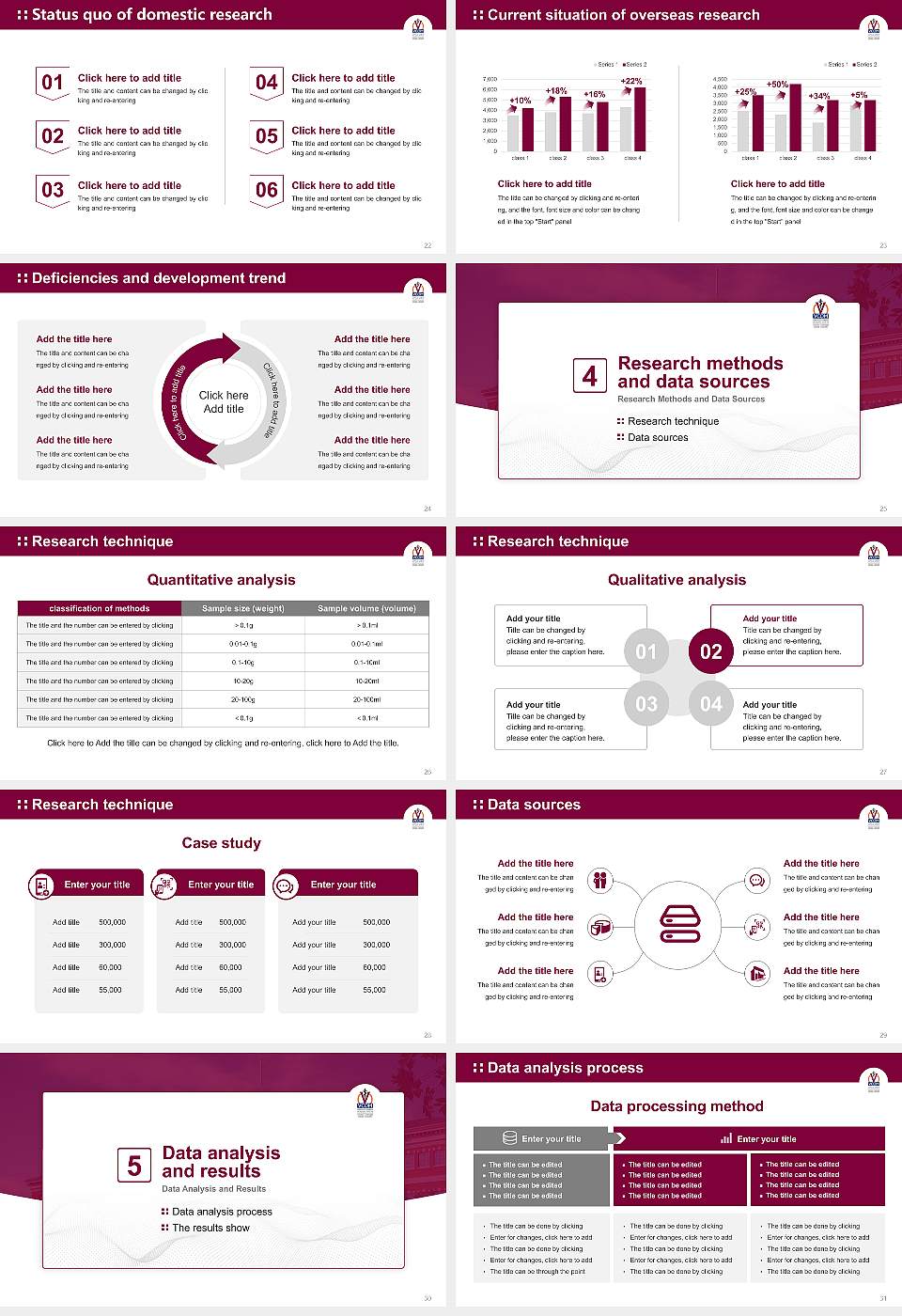 VCOM-Louisiana Campus Graduation Thesis Defense PPT Template16:9 ratio PPT effect preview image4