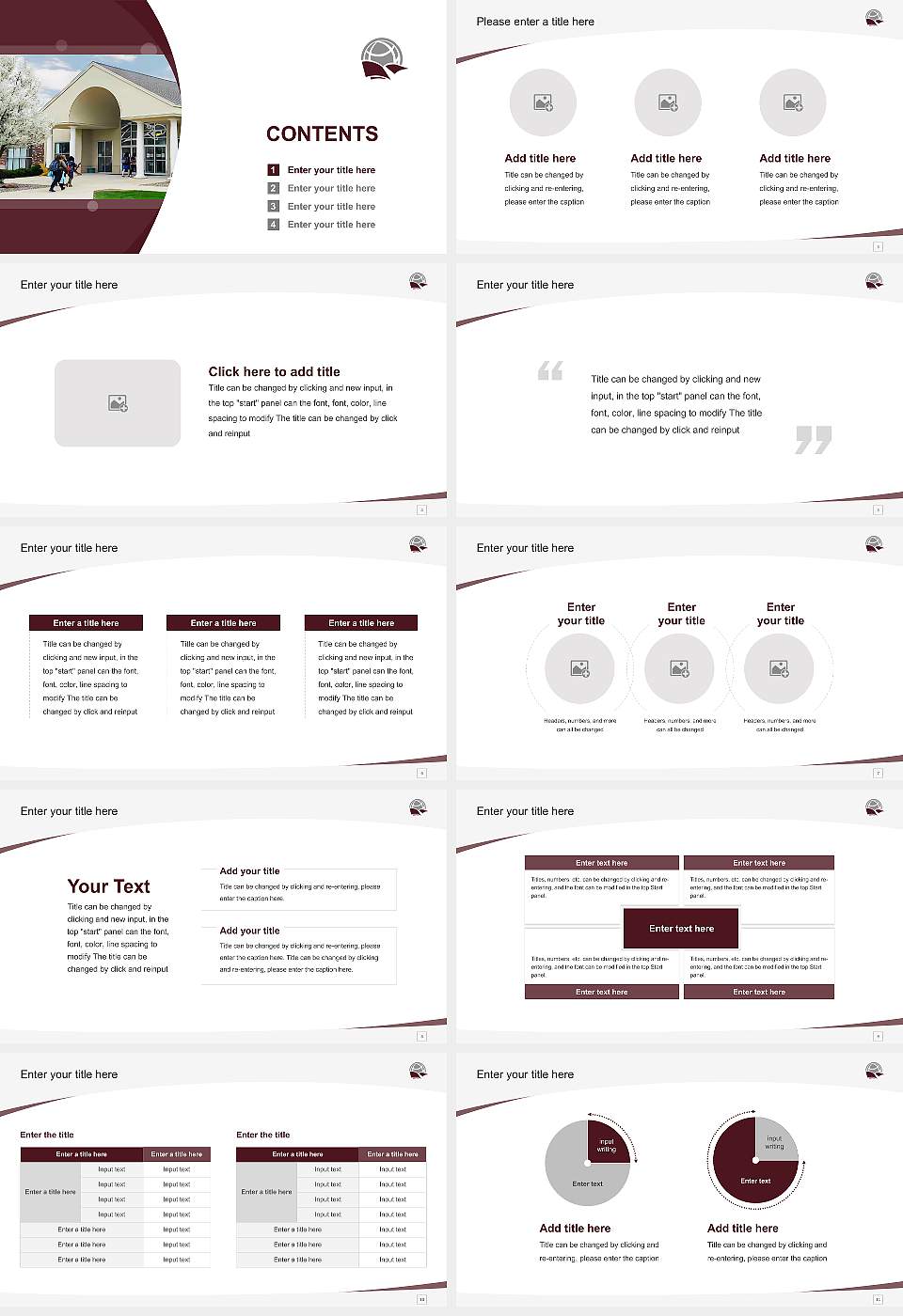 Faith Baptist Bible College and Theological Seminary Course/Courseware Creation PPT Template16:9 ratio PPT effect preview image2