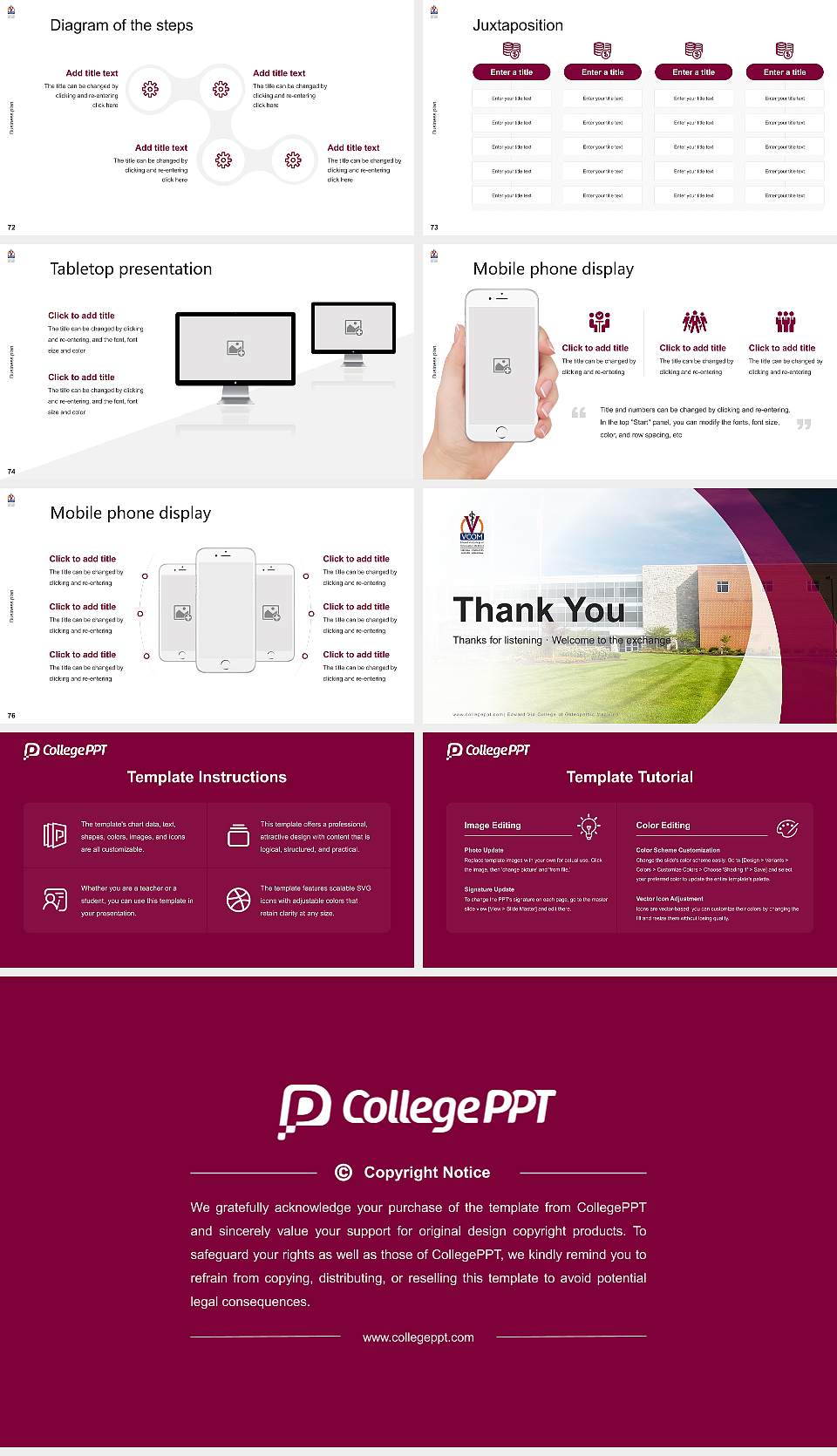 Edward Via College of Osteopathic Medicine Competition/Entrepreneurship Contest PPT Template16:9 ratio PPT effect preview image9