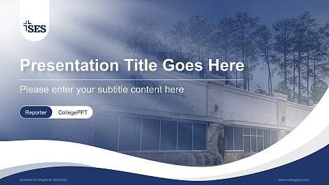Southern Evangelical Seminary Lecture Sharing and Networking Event PPT Template