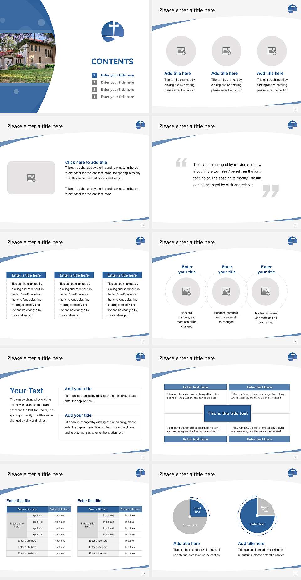 Seminary of the Southwest Course/Courseware Creation PPT Template4:3 ratio PPT effect preview image2