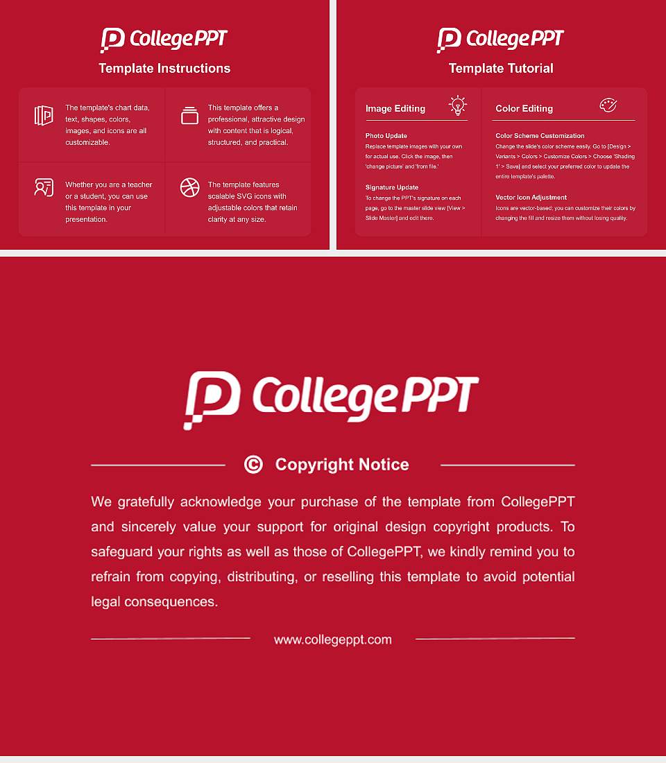 Eastern Washington University Academic Presentation/Research Findings Report PPT Template4:3 ratio PPT effect preview image5