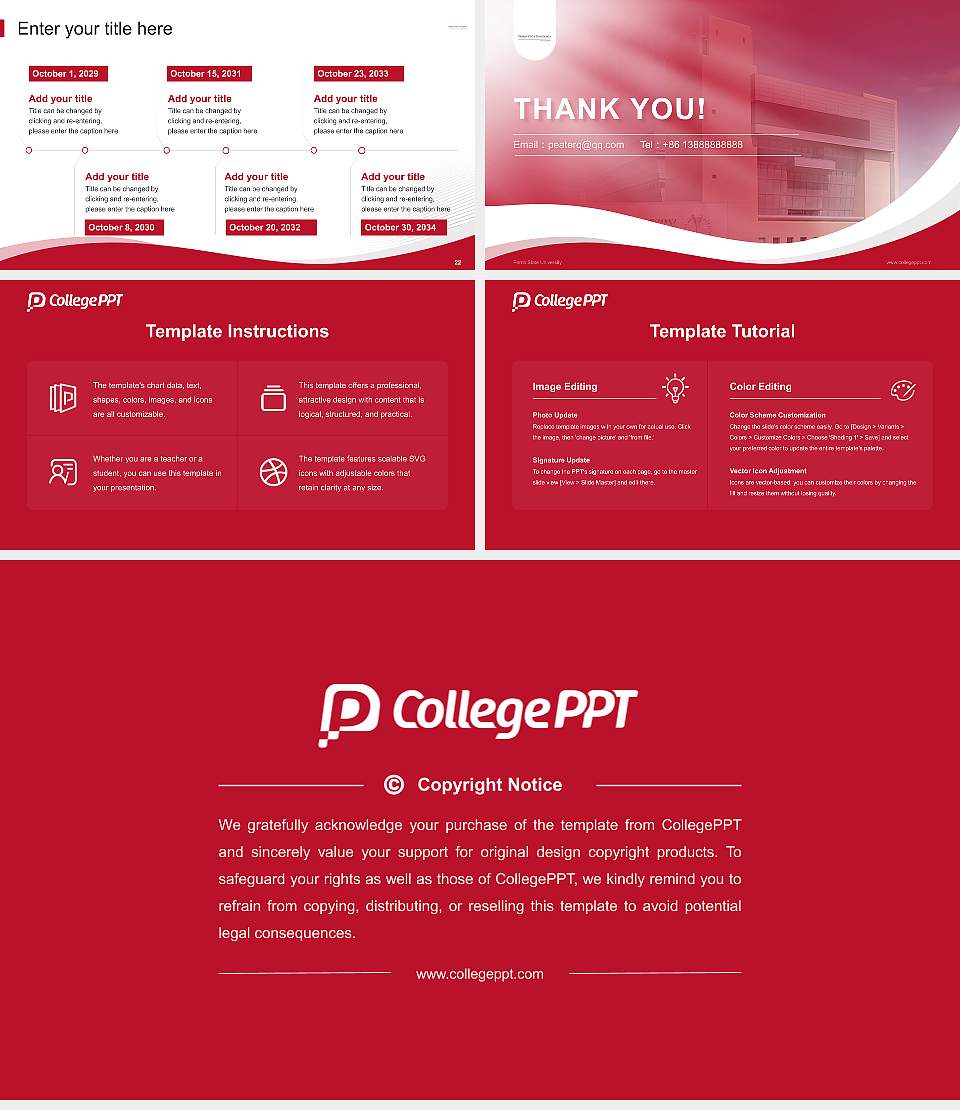 Ferris State University Lecture Sharing and Networking Event PPT Template16:9 ratio PPT effect preview image4