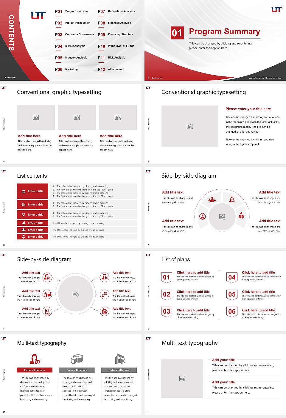 Utah Tech University Competition/Entrepreneurship Contest PPT Template16:9 ratio PPT effect preview image2