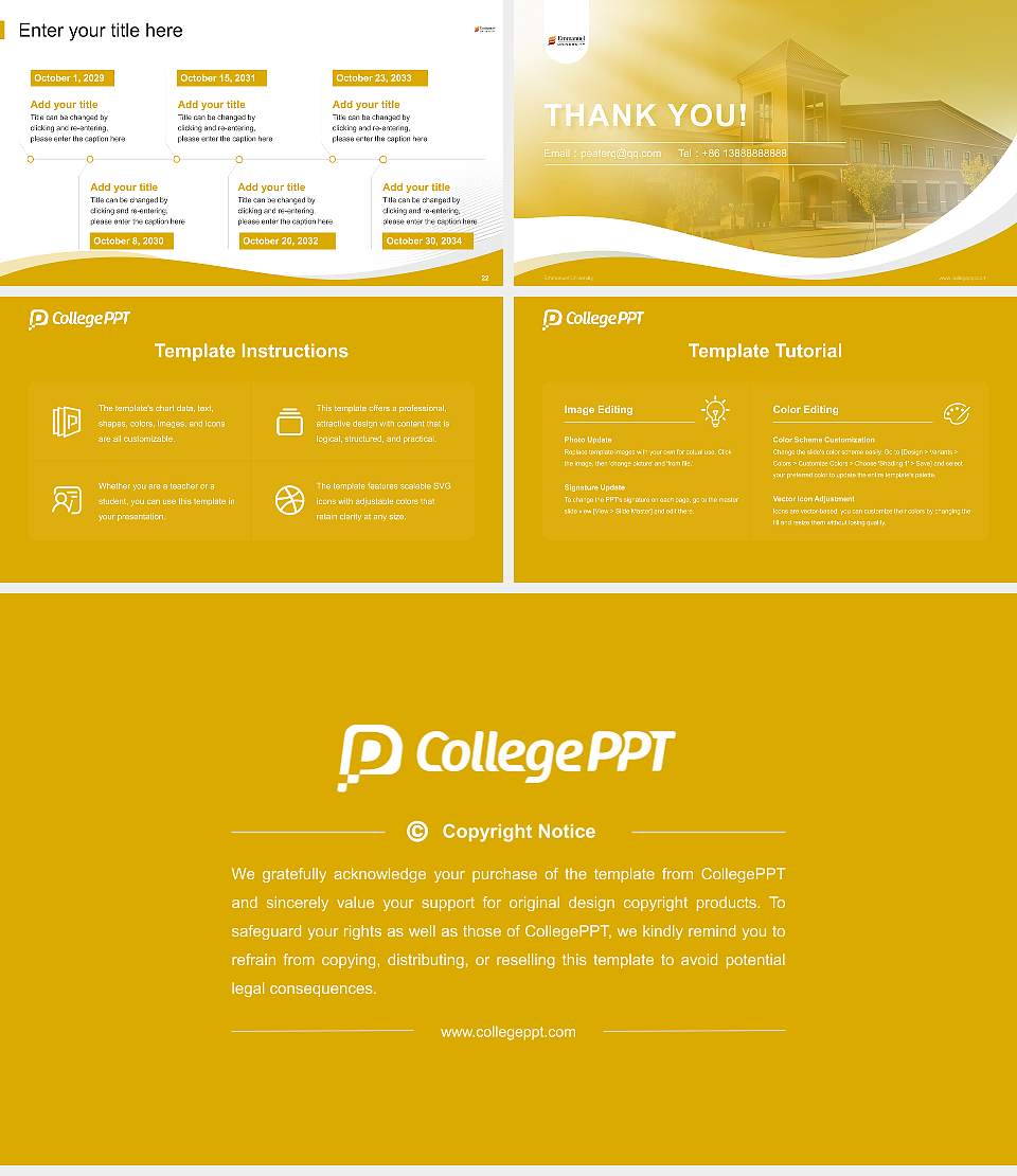 Emmanuel University Lecture Sharing and Networking Event PPT Template16:9 ratio PPT effect preview image4