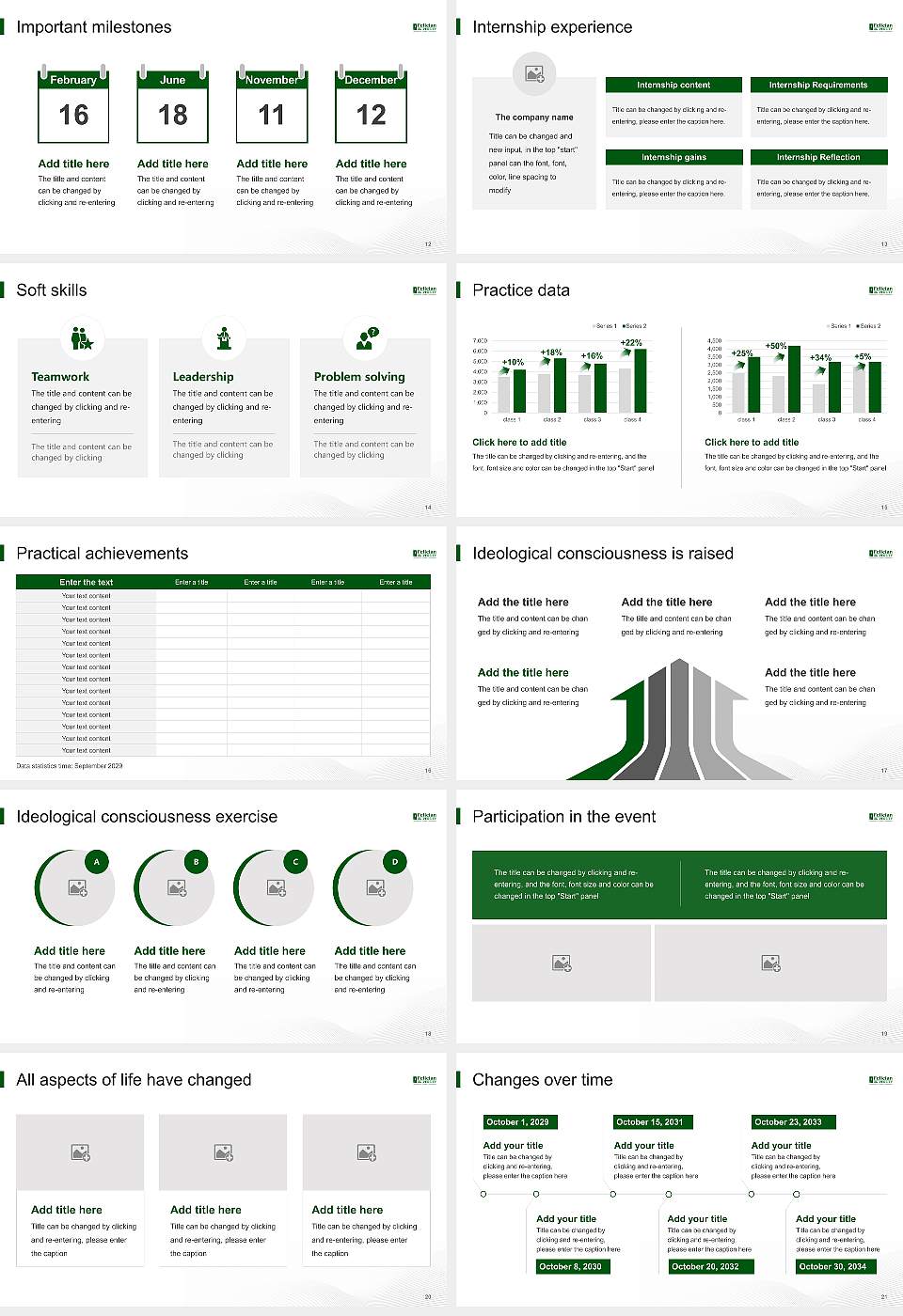 Felician University National Scholarship Defense PPT Template16:9 ratio PPT effect preview image3